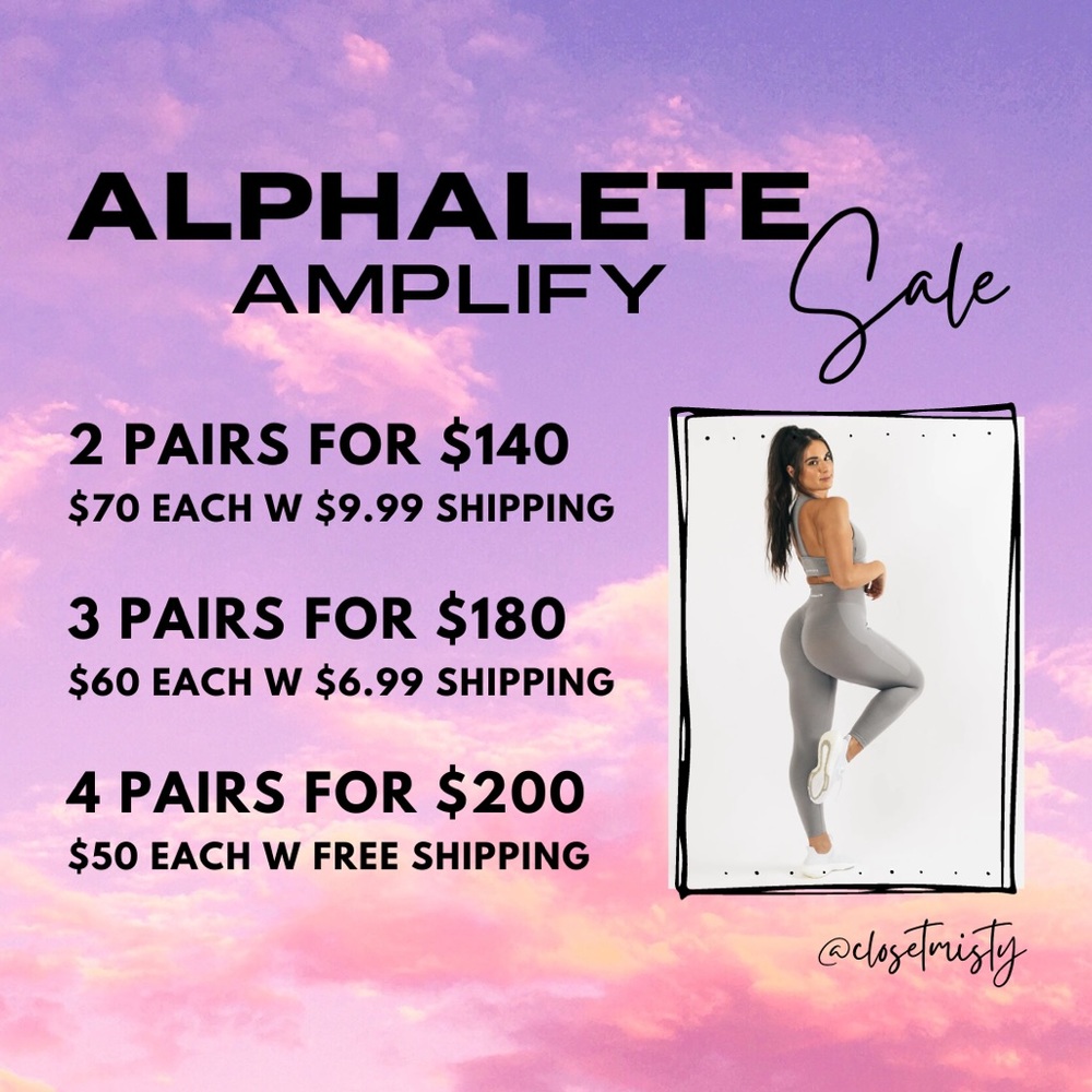 🌸 Alphalete Amplify Leggings Sale